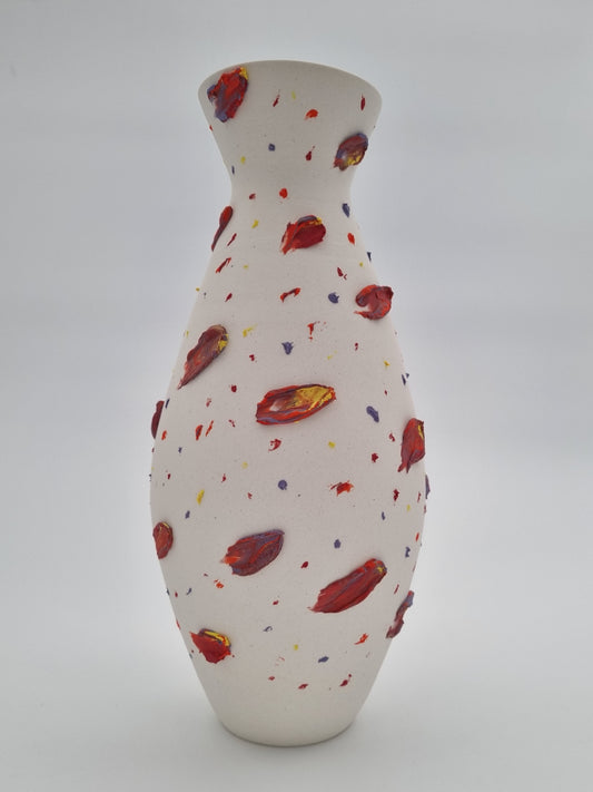 Multicolor Swirl Vase